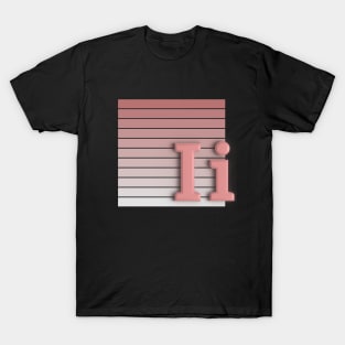 I - letter T-Shirt